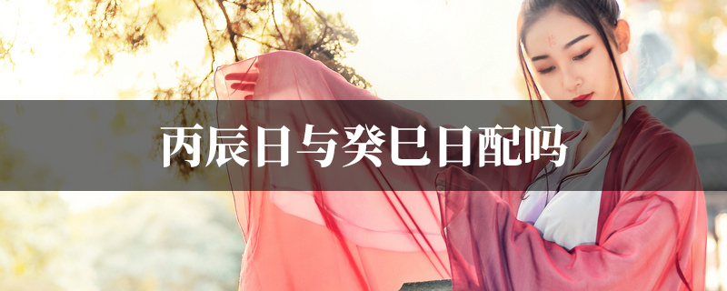 丙辰日与癸巳日配吗