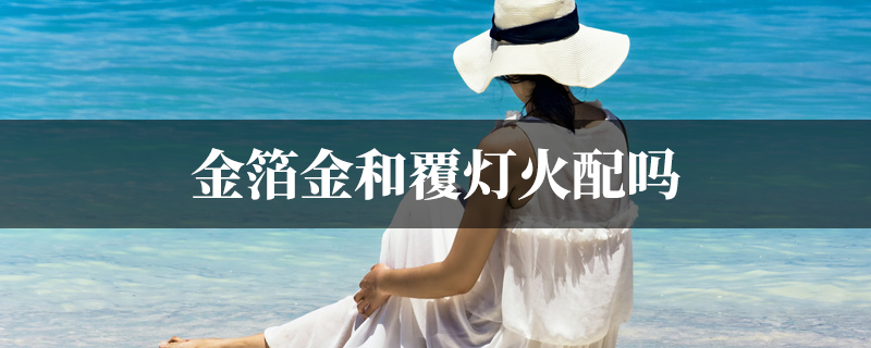 金箔金和覆灯火配吗