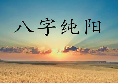 八字纯阳是什麽意思