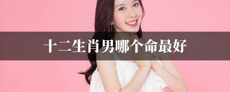 十二生肖男哪个命最好最富贵