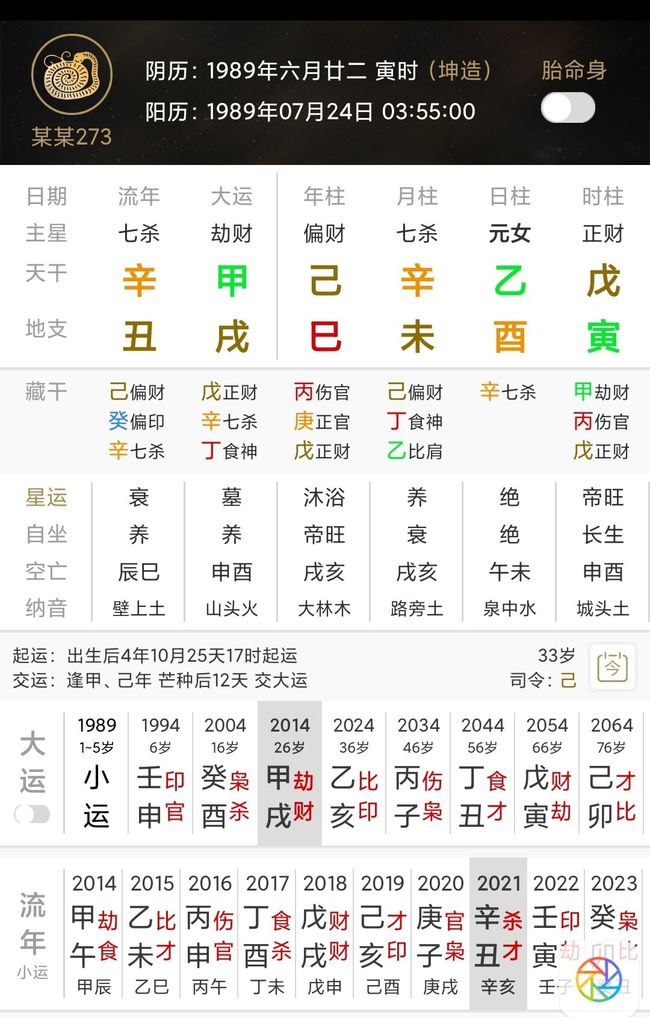 八字中 那个代表丈夫有外遇