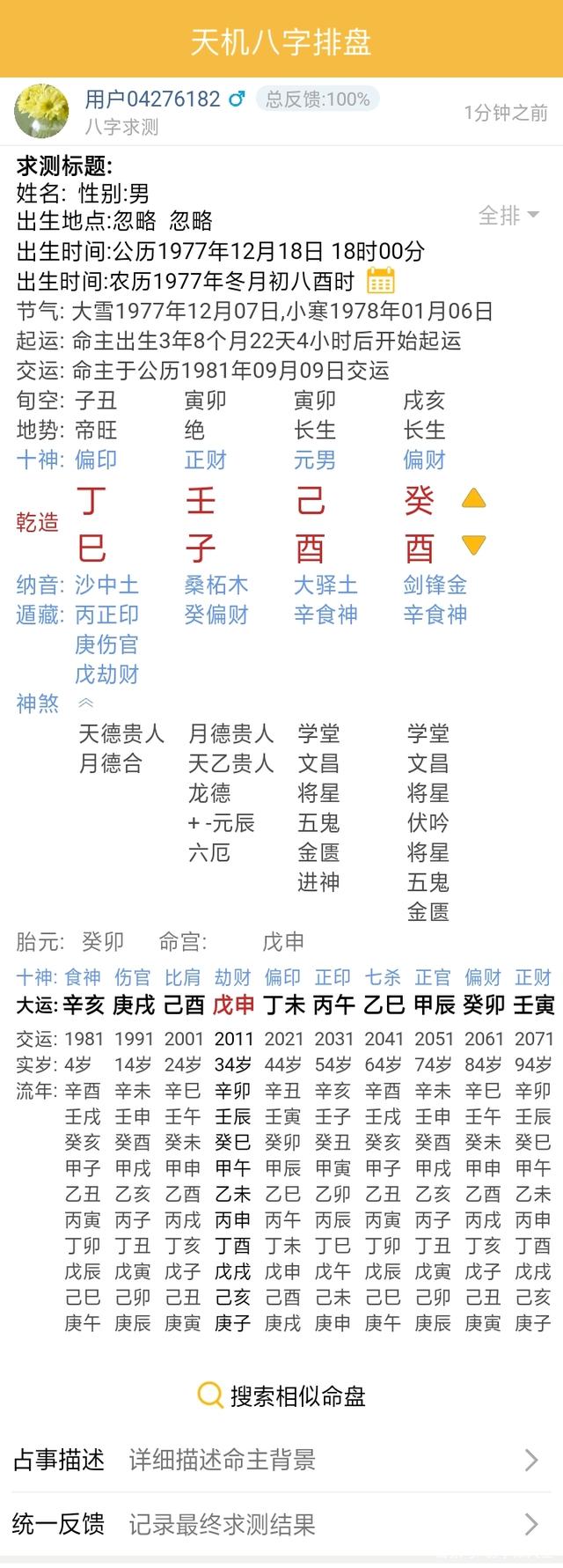 男的八字上偏财就代表外遇吗