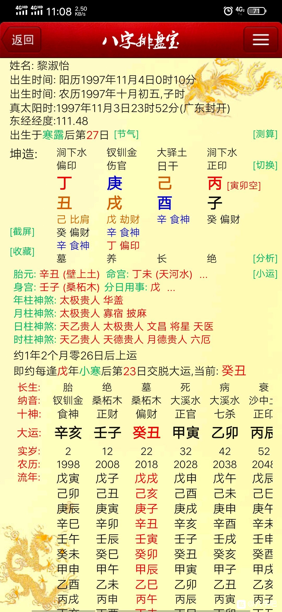 八字身强官星旺是富贵命吗