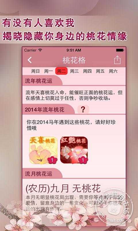 算命爱情桃花运