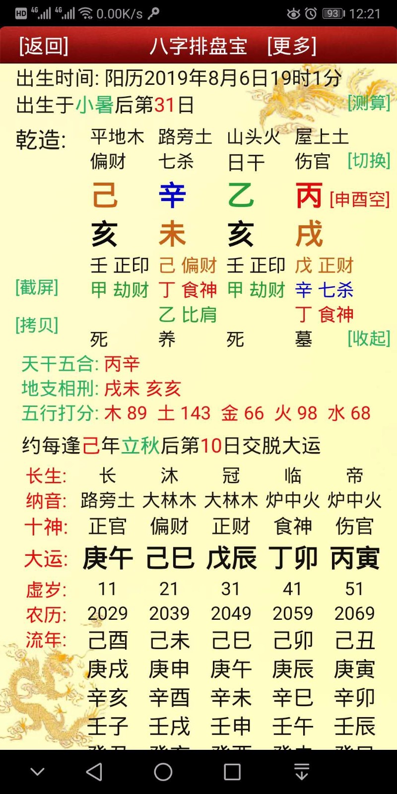 辛未日富贵八字组合