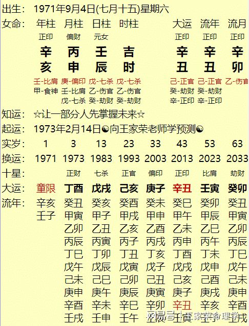 八字甲日见午流年红艳外遇