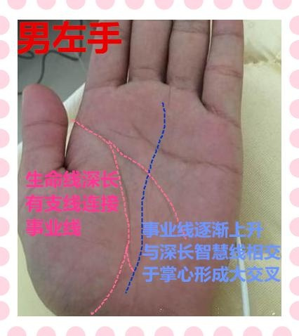 手纹算命图解之富贵命