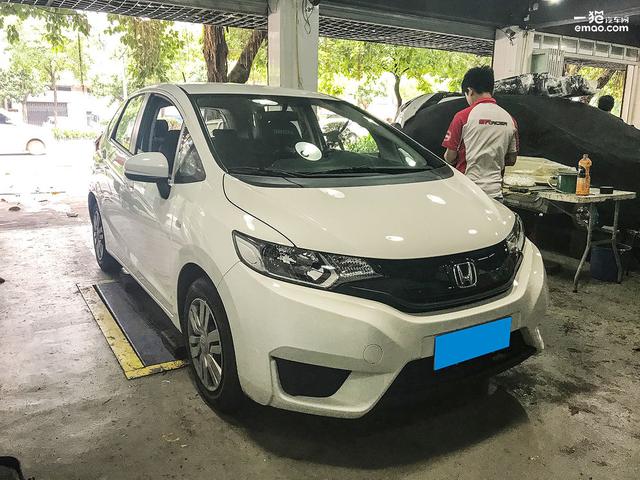 飞度怎么把后胎改八字