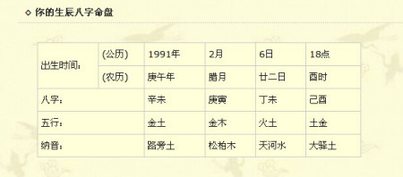 关于1970年9月16日生八字算命的信息