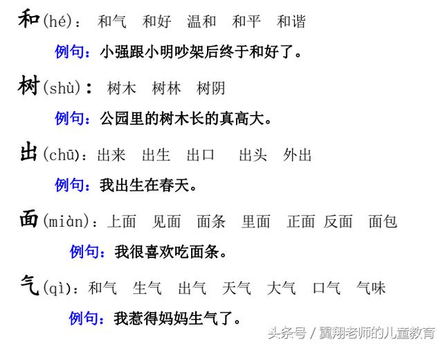 八字组词造句一年级简单的