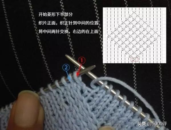 棒针八字麻花织法视频