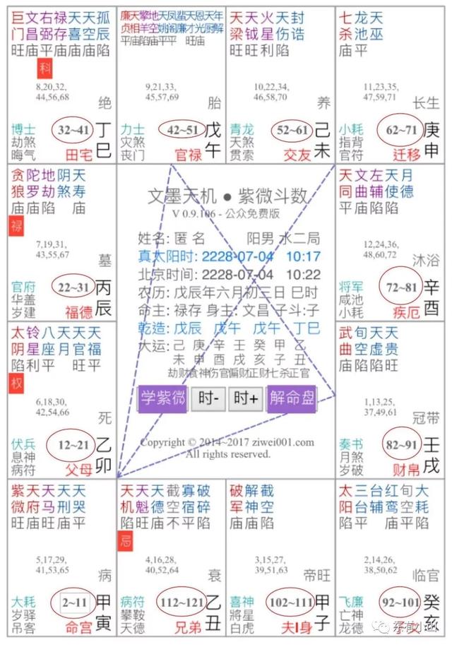八字测十年大运