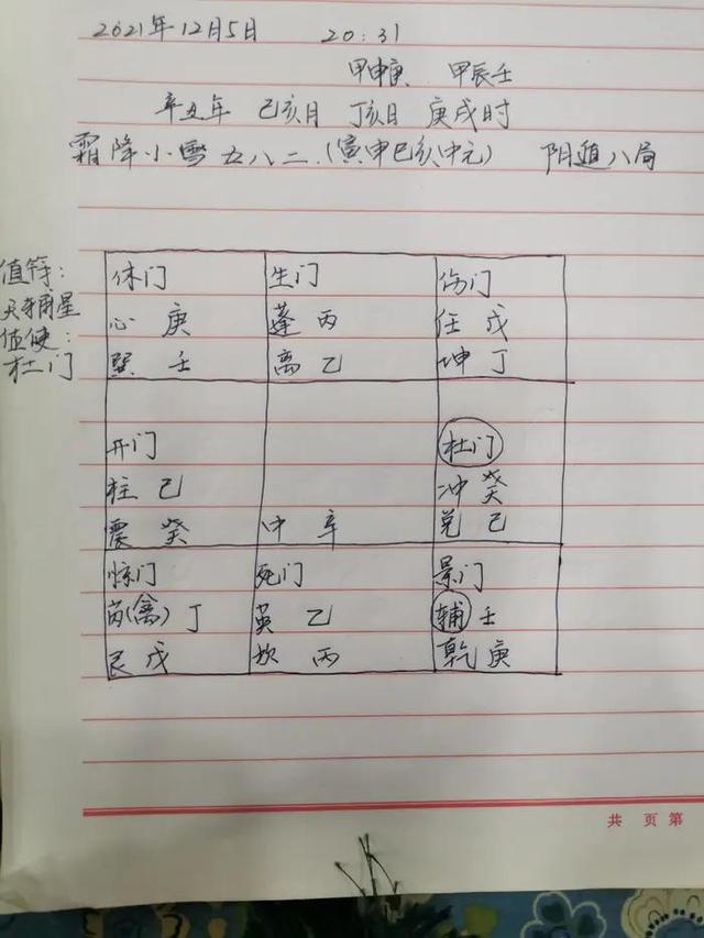 九宫八字排盘 九宫八字排盘