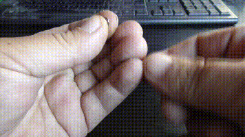 子线怎样连接八字环图