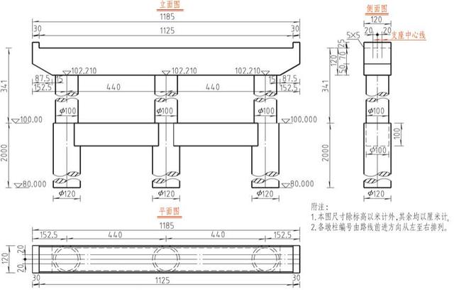 拱桥八字形桥台