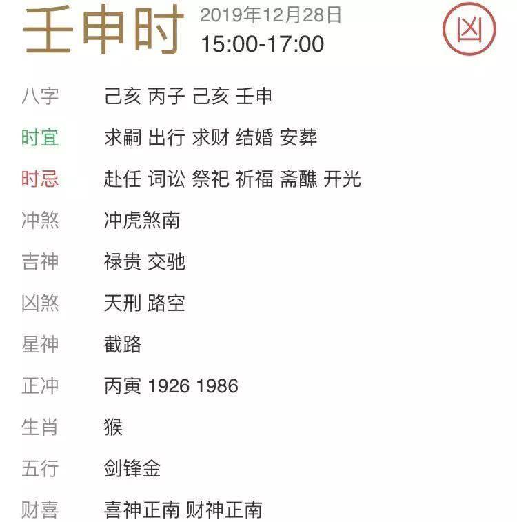 2018年8月28日属相八字