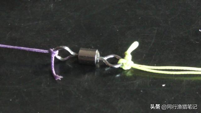 子线怎样连接八字环图