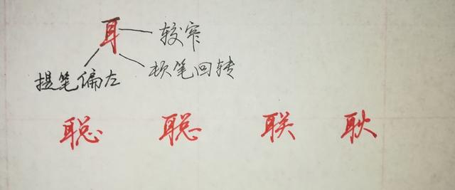 八字头偏旁写法