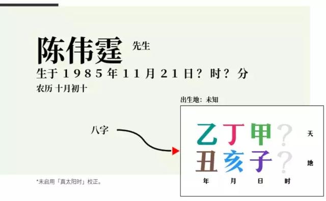 大运双冲八字