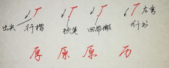 八字头偏旁写法