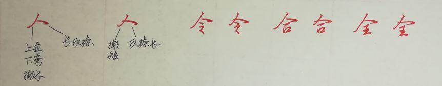 八字头偏旁写法
