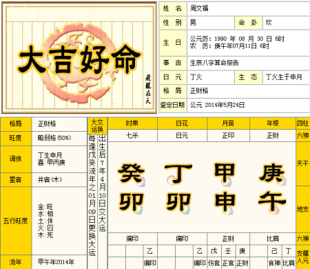 1991年6月23日八字