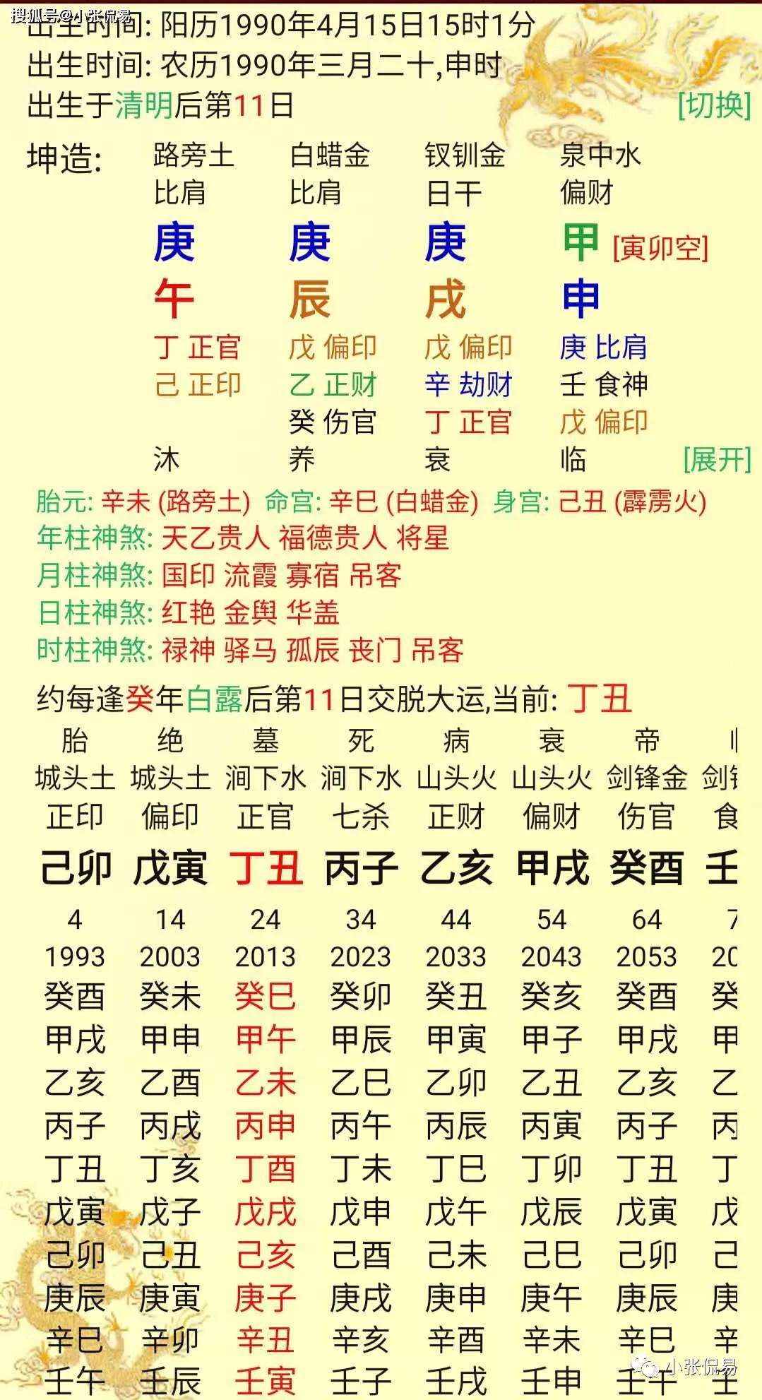 四柱变八字