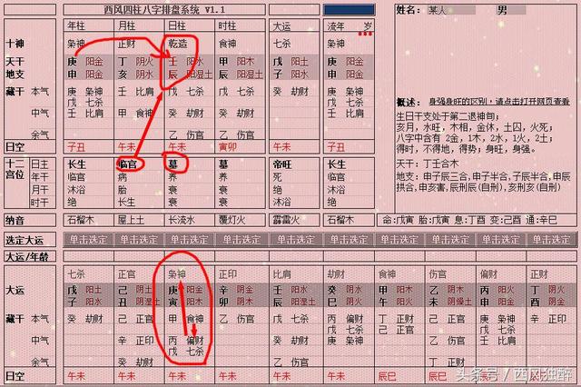 八字年柱为偏印
