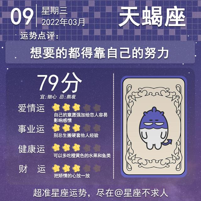 星座运势2022.3.9