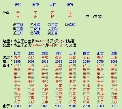 八字排盘在线兔费八字排盘