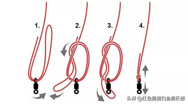 主线与八字环正确绑法 主线与八字环正确绑法