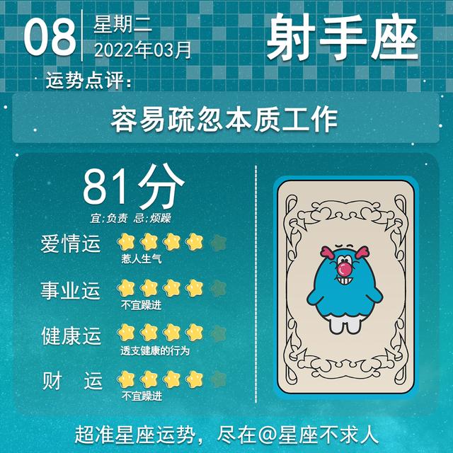 2022年3月8日的生肖马运势