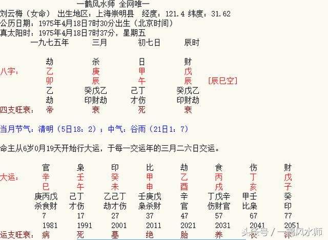 八字在线解盘