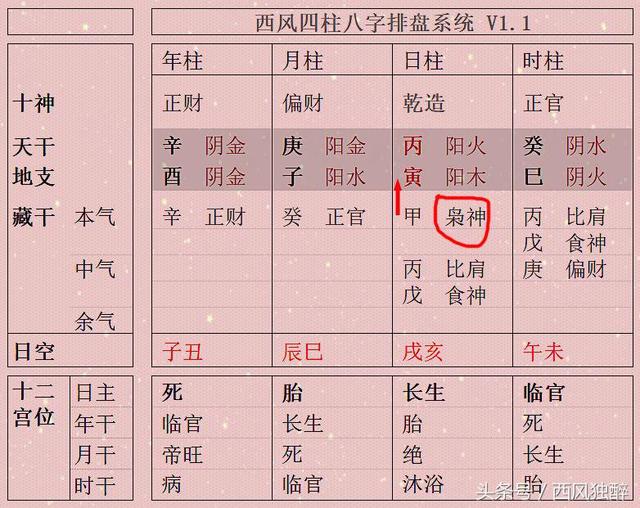 西风四柱八字排盘系统绿色版