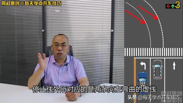 倒车入库八字标线