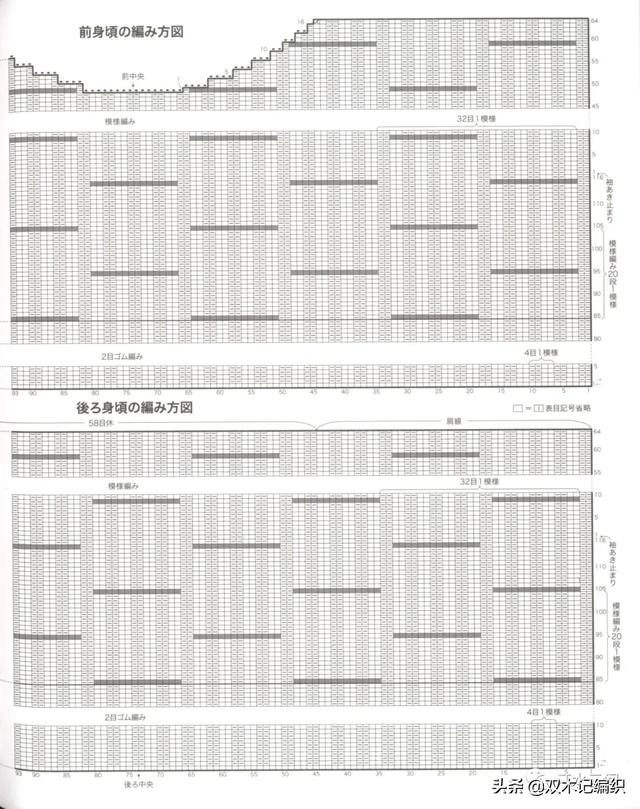 棒针八字针花编织视频