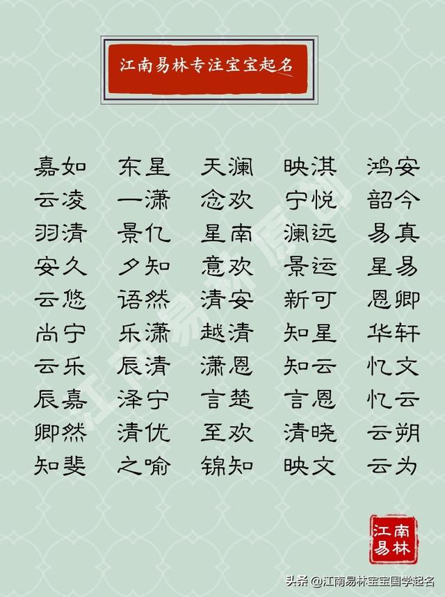 八字网上免费起名字大全 八字网上免费起名字大全