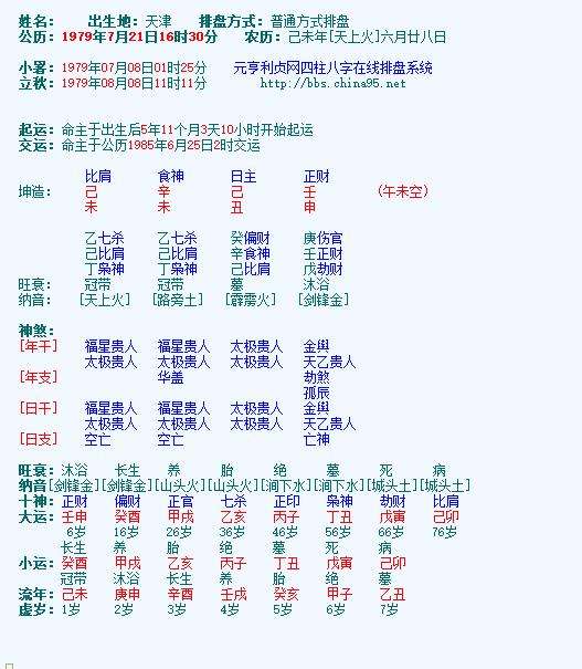 农历2013年腊月十六生辰八字
