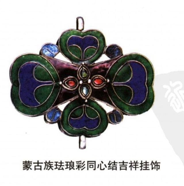 清朝银饰八字链