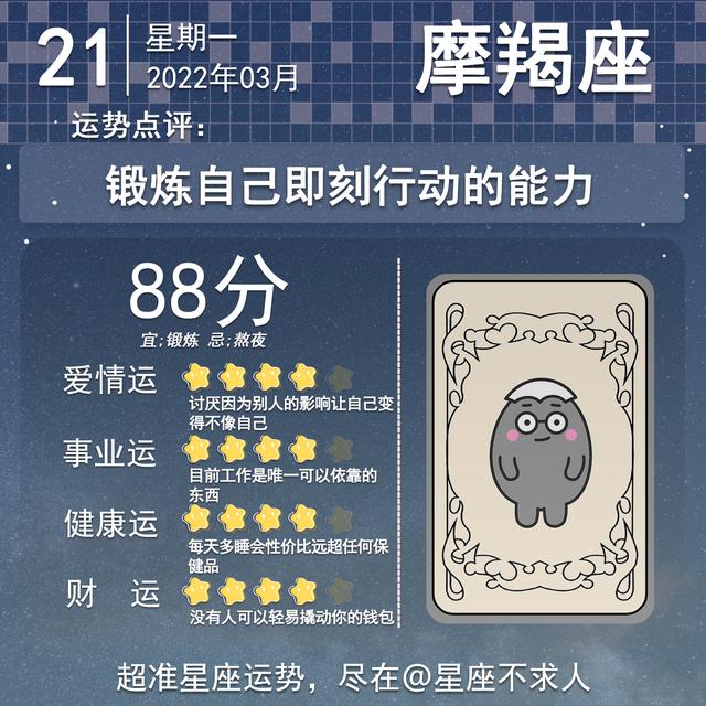 2022年3月21到26一周运势