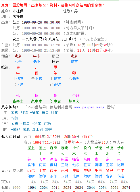 八月属于哪个八字