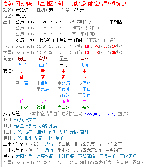 95年生辰八字