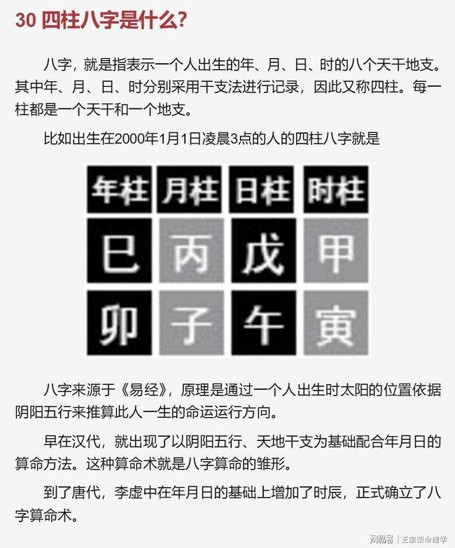 在线八字四柱