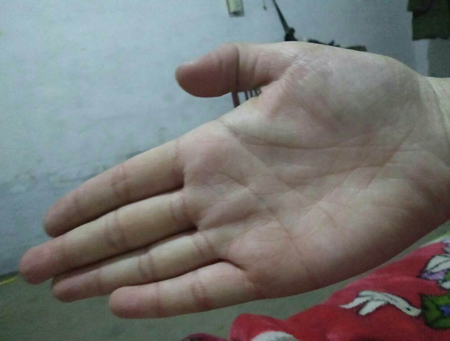 掌纹全是碎纹